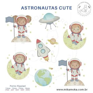 Coleção Astronautas Cute