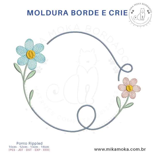 Moldura Borde e Crie