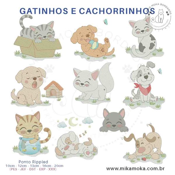 Coleção Gatinhos e Cachorrinhos